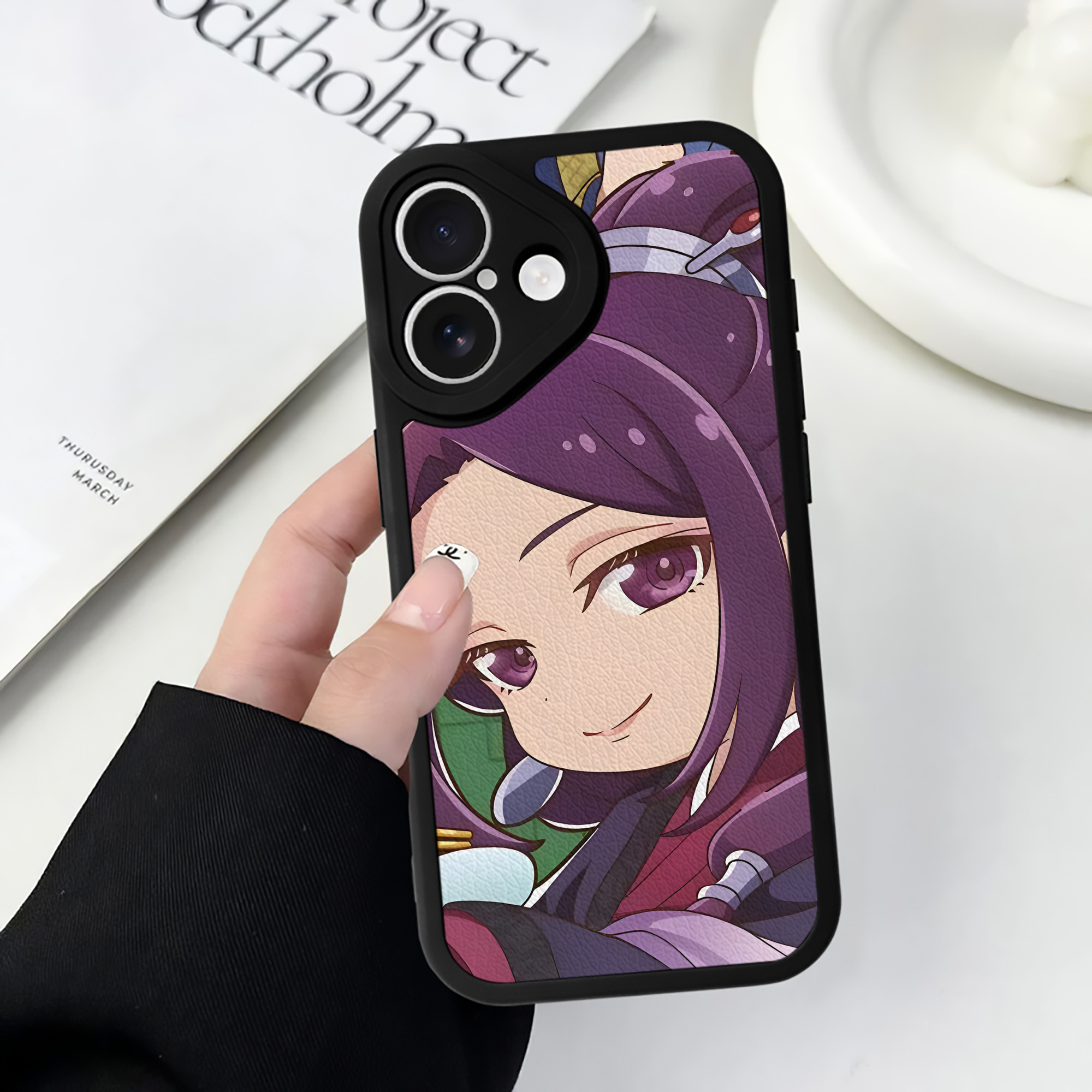 薬屋のひとりごと The Apothecary Diaries 【iPhone 16シリーズ対応】シリコンスマホケース（レザー調） 材質：シリコン
